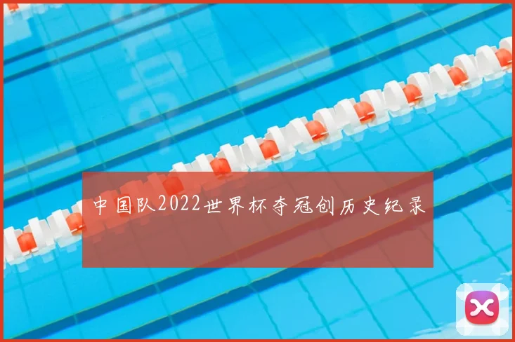 中国队2022世界杯夺冠创历史纪录