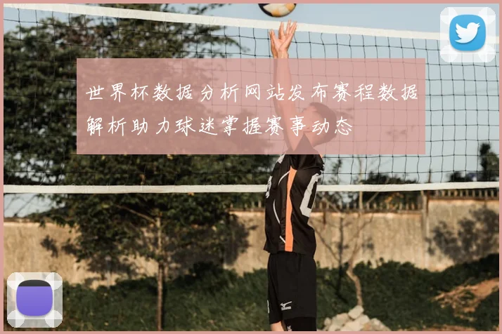 世界杯数据分析网站发布赛程数据解析助力球迷掌握赛事动态